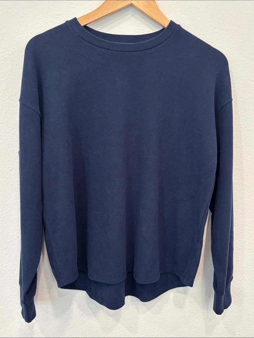J. Crew Men’s Navy Crewneck Sweater - Classic Lightweight Pullover Size S